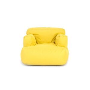 Sedací vak ve tvaru křesla Relax žlutý vyobraziť