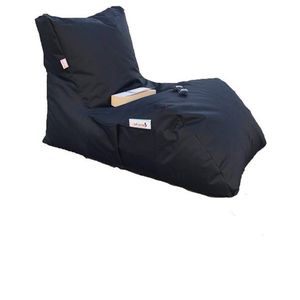 Sedací vak ve tvaru lenošky Daybed černý vyobraziť