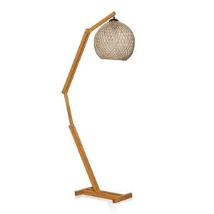 Stojací lampa Beehive z masivu ecru/hnědá vyobraziť