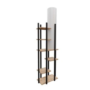 Stojací lampa Nora IV černá/přírodní dub vyobraziť