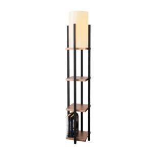 Stojací lampa Nora V černá/měděná vyobraziť