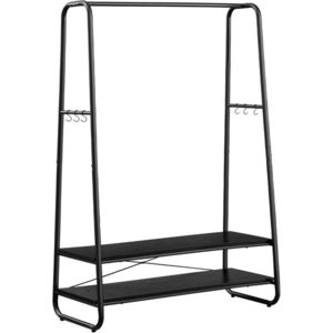 Stojan na oblečení Vasagle COUPE 100 cm ebenově černý vyobraziť