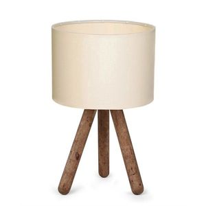 Stolní lampa Aydo I krémová/hnědá vyobraziť