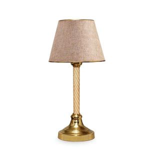 Stolní lampa Denis béžová/zlatá II vyobraziť