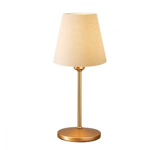 Stolní lampa Fija krémová/zlatá vyobraziť