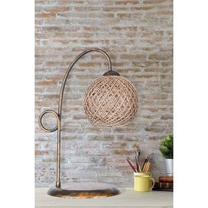 Stolní lampa Hamos hnědá vyobraziť