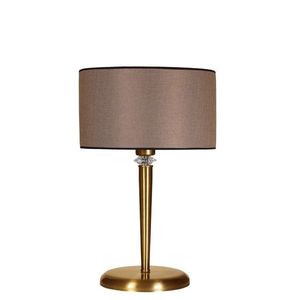 Stolní lampa Maya béžová/zlatá vyobraziť