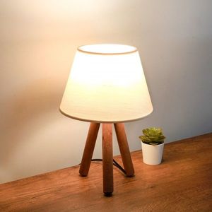 Stolní lampa Shade I krémová/hnědá vyobraziť