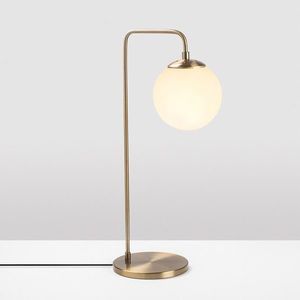 Stolní lampa Viran vintage zlatá/mléčné sklo vyobraziť