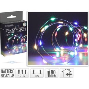 Světelný LED řetěz CAP 395 cm barevný vyobraziť