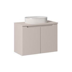 Závěsná skříňka pod umyvadlo Nova Cashmere I s deskou 80 cm kašmír vyobraziť