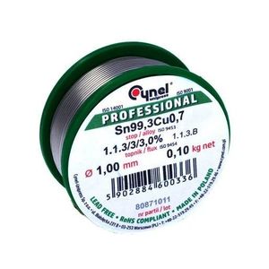 LED Solution Bezolovnatý cínový spájkovací drôt s tavivom 1, 0mm 100g 303050002 vyobraziť
