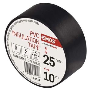 EMOS Izolačná páska PVC 25mm x 10m, čierna F62512 vyobraziť
