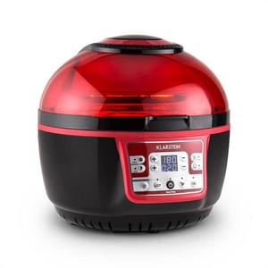 Klarstein VitAir Turbo, teplovzdušná fritéza, 1400 W, 9 l, červeno-čierna vyobraziť