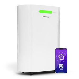 Klarstein AeroDry Smart 12 odvlhčovač vzduchu, 12 l/deň, 18 m², senzor vlhkosti, ovládanie pomocou aplikácie, 135 m³/h vyobraziť