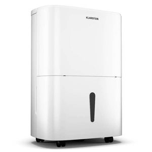 Klarstein DryFy 20L odvlhčovač, 20 l/deň, 50m², 230 m³/h, časovač, nádrž na vodu, mobilný vyobraziť