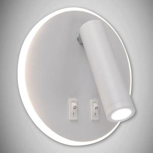Nástenné bodové svietidlo Otello LED C 6 W + 3 W biely 03722 K1 vyobraziť