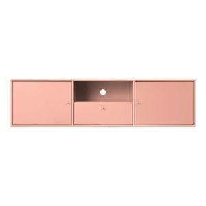 Ružový TV stolík 161x42x45 cm Mistral – Hammel Furniture vyobraziť