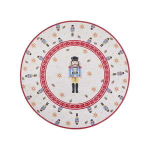 Červený okrúhly koberec s vianočným motívom ø 160 cm Toy's Delight Nutcracker – Villeroy&Boch vyobraziť