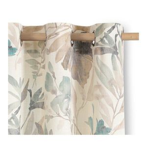 Krémovobiely/sivomodrý záves 135x250 cm Celesta – Restilo vyobraziť