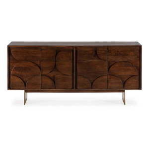 Hnedá komoda z mangového dreva 165x76x40 cm Trisha – MOME vyobraziť