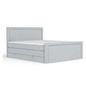 Svetlosivá boxspring posteľ s úložným priestorom 160x200 cm Lavenda – Maison de Rêve vyobraziť