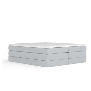 Svetlosivá boxspring posteľ s úložným priestorom/bez čela 160x200 cm Juniper – Maison de Rêve vyobraziť