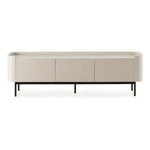 Krémovobiely TV stolík 180x55x40 cm Willa – MOME vyobraziť