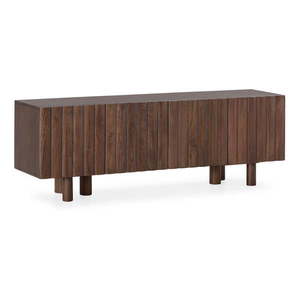 Hnedý TV stolík z mangového dreva 160x55x40 cm Tamira – MOME vyobraziť