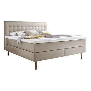 Béžová boxspring posteľ 160x200 cm Massello – Meise Möbel vyobraziť
