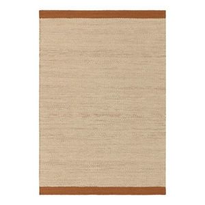 Krémovobiely/terakotový ručne tkaný vlnený koberec 200x290 cm Lima Rust – Asiatic Carpets vyobraziť