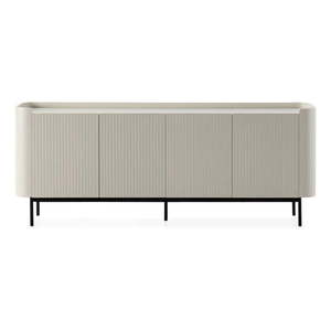 Krémovobiela komoda 200x80x40 cm Willa – MOME vyobraziť