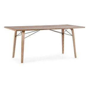 Jedálenský stôl s doskou v dubovom dekore 90x180 cm Lujan – MOME vyobraziť