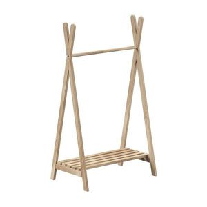 Detský vešiak z dubového dreva v prírodnej farbe 74x132 cm Forrest – Vipack vyobraziť