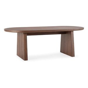 Jedálenský stôl v dekore orecha 100x200 cm Blair – MOME vyobraziť
