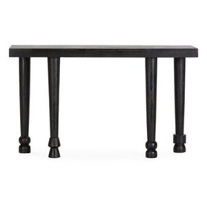 Čierny konzolový stolík z mangového dreva 40x130 cm Inaya – MOME vyobraziť