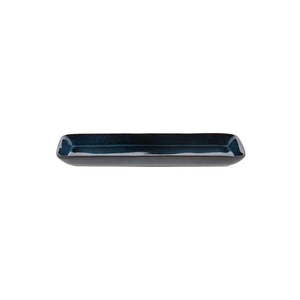 Servírovacia keramická tácka 14x38 cm Dark Blue/Black – Bitz vyobraziť