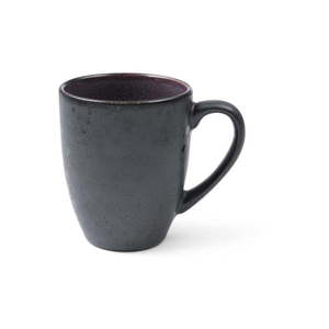 Čierny/fialový keramický hrnček 300 ml Black/Purple – Bitz vyobraziť