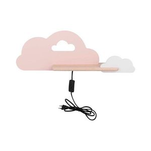 Ružové detské svietidlo Cloud - Candellux Lighting vyobraziť