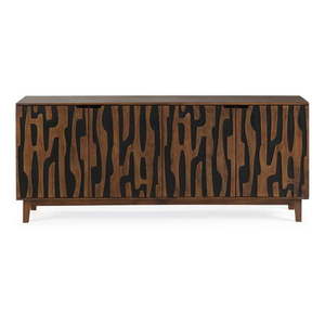 Hnedá komoda z mangového dreva 190x80x40 cm Kantu – MOME vyobraziť