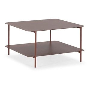 Terakotový kovový konferenčný stolík 70x73 cm Beatrix – MOME vyobraziť