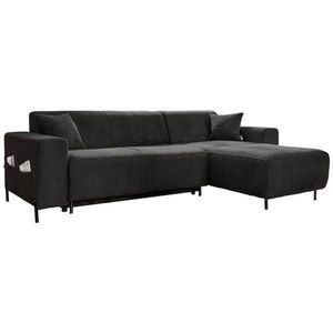 MID.YOU ROHOVÁ SEDACIA SÚPRAVA, textil, tmavosivá vyobraziť