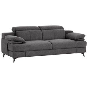 Livetastic DVOJMIESTNA POHOVKA, textil, tmavosivá vyobraziť