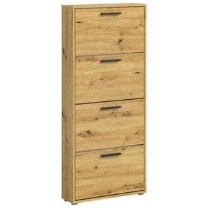 Carryhome VÝKLOPNÁ SKRINKA NA TOPÁNKY, dub artisan, 59/136/17 cm vyobraziť
