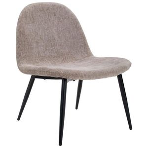 Livetastic KRESLO, drevo, kov, textil, čierna, taupe vyobraziť