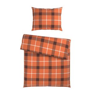 Esposa POSTEĽNÁ BIELIZEŇ, flanel, hnedá, oranžová, 140/200 cm vyobraziť