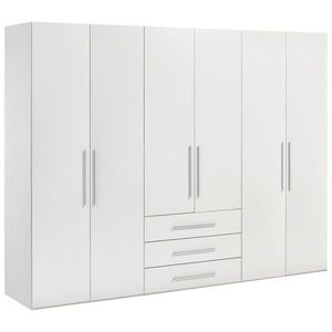Xora SKRIŇA S OTOČNÝMI DVERAMI, biela, biela s vysokým leskom, 292, 8/218, 6/59, 6 cm vyobraziť