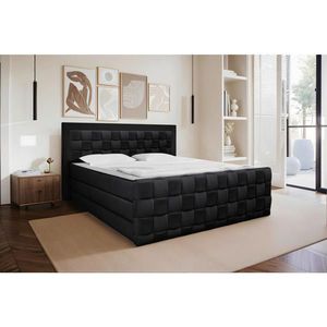 Livetastic BOXSPRINGOVÁ POSTEĽ, 180/200 cm, čierna vyobraziť