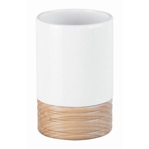 Sadena POHÁR NA ZUBNÉ KEFKY biela, farba duba vyobraziť