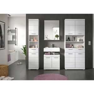 MID.YOU KÚPEĽŇA biela s vysokým leskom vyobraziť